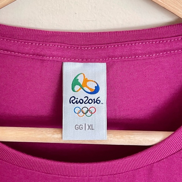 Rio 2016 Olympics Venue Collection Fuchsia White Graphic T Shirt Women’s XL - Picture 10 of 10